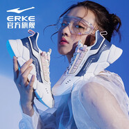 鴻星爾克（ERKE）運(yùn)動(dòng)鞋女2025春輕便氣墊跑鞋緩震減震跑鞋休閑網(wǎng)面女子跑步鞋學(xué)生 橡芽白/顏粉-3064 36 (230mm)