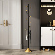 旺家星衣帽架輕奢鐵藝衣架落地壁掛多功能金屬臥室家用置物架鞋架簡(jiǎn)約衣服簡(jiǎn)易大理石網(wǎng)紅掛衣架