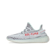阿迪達斯 （adidas）YEEZY 350 V2 Boost 限量侃爺椰子運動(dòng)透氣跑步鞋 B37571 冰藍 46.5