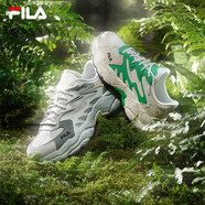 FILA 斐樂(lè)官方男鞋蕨草鞋F(xiàn)ERN秋款時(shí)尚復(fù)古老爹鞋輕便舒適運(yùn)動(dòng)休閑鞋 南極灰/野生鴿-AW 39