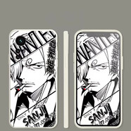 盾殼 小米手機殼海賊王路飛潮牌男女款卡通個(gè)性創(chuàng  )意軟殼全包防摔 古董白- 山治 紅米10X(5G)專(zhuān)屬