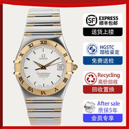 【二手99新】歐米茄男表星座系列18K黃金/玫瑰金/精鋼/鑲鉆/自動(dòng)機械二手奢侈品瑞士男士腕表手表男 【1302.30.00】機械表間金 表徑35.5