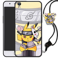 魅上 oppor9手機(jī)殼r9m男款個(gè)性創(chuàng)意plus潮軟硅膠0pp0全包防摔女款掛繩帶支架保護(hù)套 忍者卡丘 oppor9/r9m