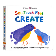 現(xiàn)貨 See, Touch, Feel 紙板書 觸摸書 英文原版繪本 幼兒英語啟蒙圖畫書 Roger Priddy 觸覺 視覺  顏色 字母學(xué)習(xí) 數(shù)字學(xué)習(xí) 培養(yǎng)創(chuàng)造力 See, Touch, Crea