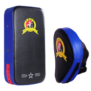 蒙拓嘉 拳擊手靶跆拳道腳靶武術(shù)搏擊護(hù)具散打弧形雙飛靶空手道伊朗靶 手靶組合套餐3