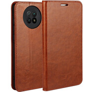 iCoverCase 小米紅米note9手機(jī)殼保護(hù)套5G版全包防摔翻蓋皮套 紅米note9棕色【5G版】