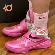 耐克（NIKE）KD 4“Weatherman”2024版復刻男款氣象員杜蘭特4代黑綠籃球鞋 HF9098-600粉色 43 (275mm)