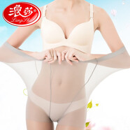 浪莎絲襪女夏季連褲襪春夏秋超薄大碼連體褲肉色加襠女襪子送愛人七夕 深灰色-加襠款 均碼