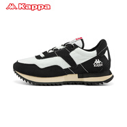 Kappa復(fù)古跑鞋21新款情侶男女運(yùn)動(dòng)鞋休閑鞋K0BX5MM15 黑色/韓國(guó)白-990 44