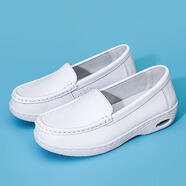 提燈天使護士工作專(zhuān)用鞋媽媽鞋舒適時(shí)尚新款女鞋單鞋3001A 白色3001 EVA氣墊底 36