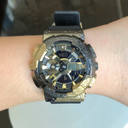 卡西歐（CASIO） G-SHOCK 青花瓷 變形金剛 太空創(chuàng  )想 黑金防水運動(dòng)男腕表 GM-114GEM-1A9