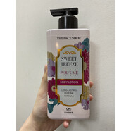 hin好用the face shop菲詩(shī)小鋪花香香水身體乳持久滋潤400ml瑩潤 花香 粉色