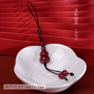 朱砂原石天然如意男女個(gè)性小吊墜項(xiàng)鏈?zhǔn)謾C(jī)鏈鑰匙扣掛件葫蘆吊墜 手機(jī)鏈款（葫蘆小號(hào)）
