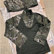 新款正版叢林蛙服戶外原廠水墨紋迷彩蛙服吸汗透氣速干單上衣褲子 水墨色蛙服【單上衣】 175/92-96