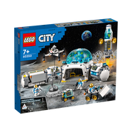樂高（LEGO）積木拼裝城市系列60350 月球研究基地男孩兒童玩具生日禮物