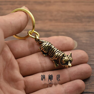 千惠儂實(shí)心十二生肖鑰匙扣?；旒?2生肖吊墜掛墜創(chuàng)意生日禮物 虎