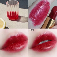 香奈兒（Chanel） 炫亮/絲絨啞光霧面限量唇膏口紅1 黑管99#復古大紅