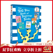 蘇斯博士英語(yǔ)啟蒙認知 The Big Blue Book Of Beginner Book 藍色大書(shū) 英文原版精裝入門(mén)繪本故事選集6合1 七色系列 綠山墻 . 綠山墻圖書(shū)