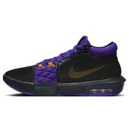 耐克（NIKE）男鞋秋季新款運動鞋LEBRON WITNESS 8氣墊緩震實戰(zhàn)籃球鞋休閑鞋 FB2237-001/詹姆斯8代/黑紫 41