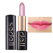 sedell詩(shī)黛爾紅蘿卜水光果凍口紅植物變色唇膏不易掉色不粘杯持久保濕 02芭比粉