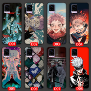 WENYAFF蘋果17Air 16/13/12/11promax玻璃手機殼iPhone16e/15/14plus硅膠軟XS MAX全包SE2/3防摔XR保護套 咒術(shù)回戰(zhàn)-五條悟-虎杖悠仁 玻璃殼(高清彩繪)-下單留言機型+圖片編號