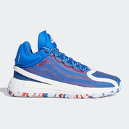 阿迪達斯 （adidas）新款 D Rose 11 羅斯11代漸變配色戰(zhàn)靴緩震實戰(zhàn)籃球鞋F(xiàn)W8508 藍白/FX6561 46.5 (290mm)