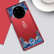 RainZone華為mate40rs保時(shí)捷手機(jī)殼m40rs典藏版mete40rs限量版中國(guó)風(fēng)保護(hù)套 蘭因硬殼紅 華為mate40rs保時(shí)捷