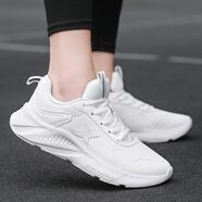 特步（XTEP）女鞋運動(dòng)鞋女冬季女士鞋子透氣網(wǎng)面跑步鞋輕便跑鞋潮流休閑鞋黑色 白色-防水皮面 37