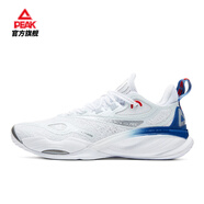 匹克態(tài)極音爆3.0丨籃球鞋男鞋秋季上新款官方旗艦透氣緩震運動(dòng)鞋 大白/暗藍 女款 40