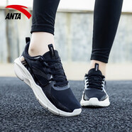 安踏（ANTA）跑步鞋女鞋2025夏季新款網(wǎng)面透氣緩震回彈女子跑鞋輕便運(yùn)動(dòng)鞋 黑7708 39