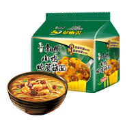 康師傅 方便面 經(jīng)典小雞燉蘑菇面五連包95g*5 泡面袋裝速食 方便食品