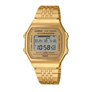 卡西歐手表復古與現代 運動(dòng)計步數字表日歷男女情侶禮物腕ABL100WE-1AVT 金色腕表 美國原裝進(jìn)口 大表盤(pán) 41.6mm