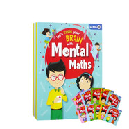 大腦數(shù)學(xué) Let's Train your Brain with Mental Maths 10冊 進口原版英文繪本  小學(xué)教輔