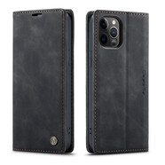 居小智適用蘋果11手機殼翻蓋皮套iphone11 pro max錢包插卡外殼全包防摔保護套高檔皮質(zhì) 5.8英寸蘋果11pro【黑色】