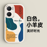 迅炫適用vivoY37手機殼Y37新款Y37pro全包Y37m防摔voy37por防摔viviy有vovoy保護套viv0丫37外殼vivov3 Y37/Y37m【白色-美好時(shí)光】單殼 vivo Y37 5G