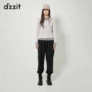 DZZIT地素長袖 衣打底衫春秋季新款透感針織衫設(shè)計感小眾女 中灰色 S