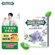 绿箭(DOUBLEMINT)口香糖 茉莉薄荷味12片32g/盒 零食糖果 口气清新糖