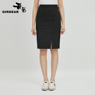 哥弟（GIRDEAR）女裝修身中長款包臀半身裙1200116 波點(diǎn) L (4碼)
