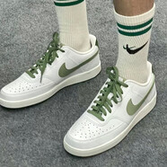 耐克（NIKE）男鞋2025秋季新款運(yùn)動(dòng)鞋復(fù)古時(shí)尚舒適輕便透氣板鞋休閑鞋 FJ5480-100白色綠勾 44.5