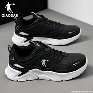 喬丹運動(dòng)鞋男鞋休閑鞋冬季新款網(wǎng)面透氣老爹鞋時(shí)尚潮鞋學(xué)生跑步鞋子男 黑色/喬丹白295(皮面) 41
