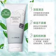 the SAEM韓國the SAEM綠茶洗面奶溫和清潔補(bǔ)水保濕深層清潔150ml 白茶洗面奶150g
