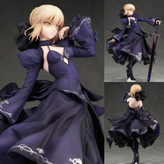 索冠Fate塞巴手辦saber吾王公仔玩偶周邊可動 黑禮服賽巴25cm（可換手） 國產(chǎn)版