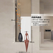 侘寂風(fēng)意式人物坐姿藝術(shù)擺件客廳入戶玄關(guān)柜酒柜電視柜酒店裝飾品 侘寂組合一【時(shí)來運(yùn)轉(zhuǎn)花瓶+秋葉一枝+靜思人物擺件】