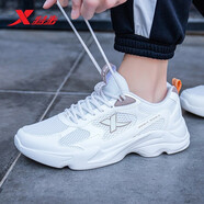 特步（XTEP）男鞋運動(dòng)鞋冬季網(wǎng)面透氣跑步鞋男士輕便跑鞋男學(xué)生舒適時(shí)尚休閑鞋 米卡基 41 【官方正品 假一賠十】