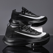 CDAC莆田博爾特氣墊跑鞋實(shí)戰超輕37zoom競速學(xué)生體育生田徑運動(dòng)跑步鞋 LT3000黑色破二高版本 38 碼