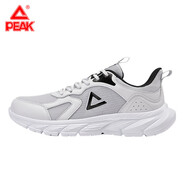 匹克（PEAK）休閑男鞋運(yùn)動(dòng)跑步鞋男低幫百搭透氣舒適網(wǎng)面跑鞋耐磨革面鞋頭 淺灰 42