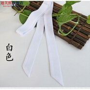 迪芙熙 風(fēng)衣布腰帶女士雪紡腰帶配飾裙子腰封裝飾細帶簡(jiǎn)約腰帶女百搭雪紡布配裙腰帶 白色 3厘米寬一米五長(cháng)