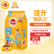 寶路狗糧 幼犬狗糧牛肉味1.3kg泰迪通用型中小型犬