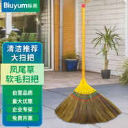 標(biāo)燕軟毛掃把鳳尾草掃把軟單個(gè)懶人套掃芒草笤帚掃帚草編掃帚