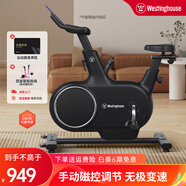 西屋（Westinghouse）美國西屋動感單車家用運動器材磁控健身車商室內(nèi)健身房騎行自行車 基礎(chǔ)版/8KG飛輪/實景模擬/15